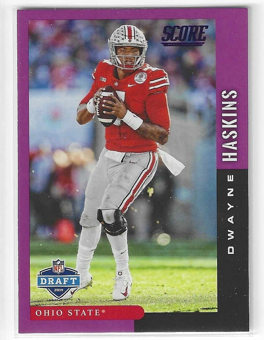 DWAYNE HASKINS 2019 SCORE NFL DRAFT PURPLE OHIO STATE BUCKEYES $1.99 ROOM