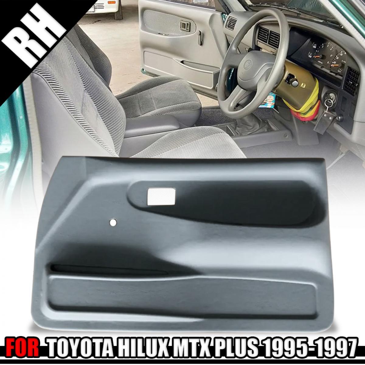 TOYOTA HILUX バブルウインドウ Inner Door Panel Right RH Grey Manual Window Fit Toyota Hilux
