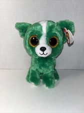 TY BEANIE BOOS - DILL the 6" GREEN DOG - GIFT SHOW EXCLUSIVE -MINT with MINT TAG