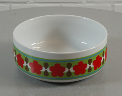 Kahla porcelain bowl vegetable bowl 1.5 L priel flowers decor 1970s GDR