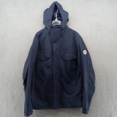 Timberland Jacket Mens Medium Navy Blue Dryvent Performance Waterproof Nylon