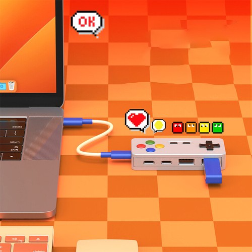 4in1 Gamepad Modelling HUB Game Controller Computer USB Type-C USB-C Interface - Afbeelding 7 van 12