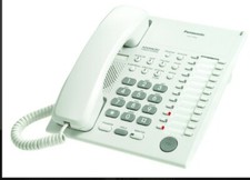 Panasonic KX-T7750 White Hybrid System Corded 12 Button Telephone near mint