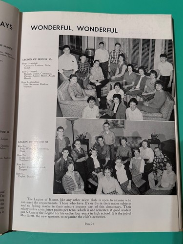 VTG 1960 Harper High School Yearbook, Chicago, Illinois Genealogy Use - Picture 6 of 16