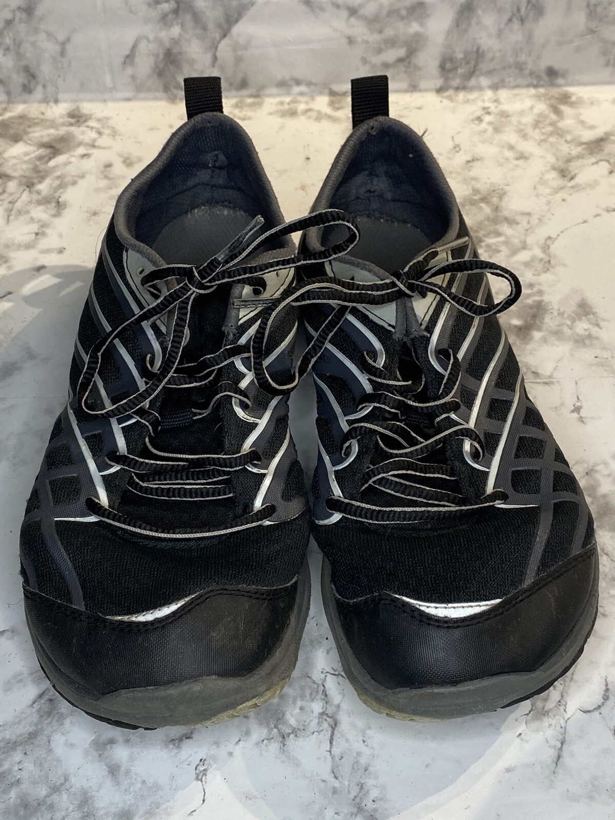 Merrell Trail Running Shoes Womens 8.5 Bare Access Arc 2 Blk Slvr