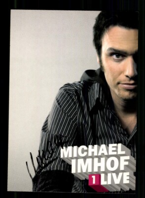 Michael Imhof 1 Live Autograph Card Original Signed # BC 214553