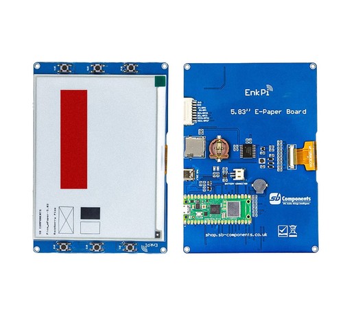 EnkPi - ePaper Display Board Based on Raspberry Pi Pico W E-Paper E-Ink Display - Afbeelding 3 van 8