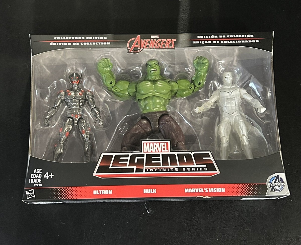 Marvel Legends INFINITE SERIES Avengers HULK ULTRON VISION 3 pack