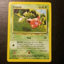 HOPPIP 61/111 - Neo Genesis Set - VINTAGE WOTC Pokemon Card - Unlimited - NM