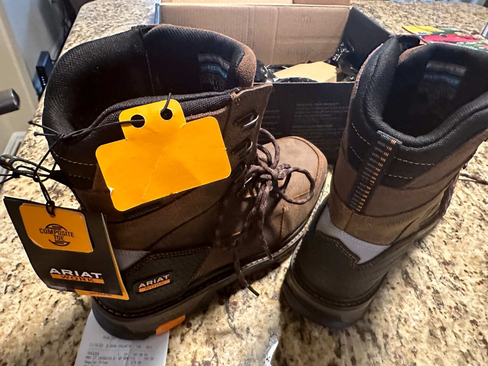 Ariat work boots composite waterproof electrical hazard size 11 medium new eBay