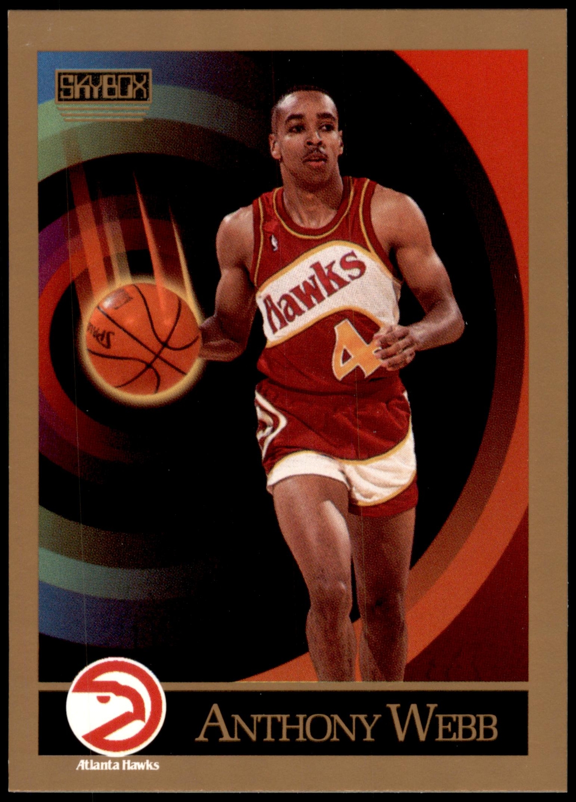 Anthony Webb #10 1990-91 SkyBox
