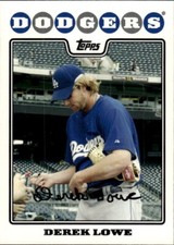 2008 Topps - #415 Derek Lowe