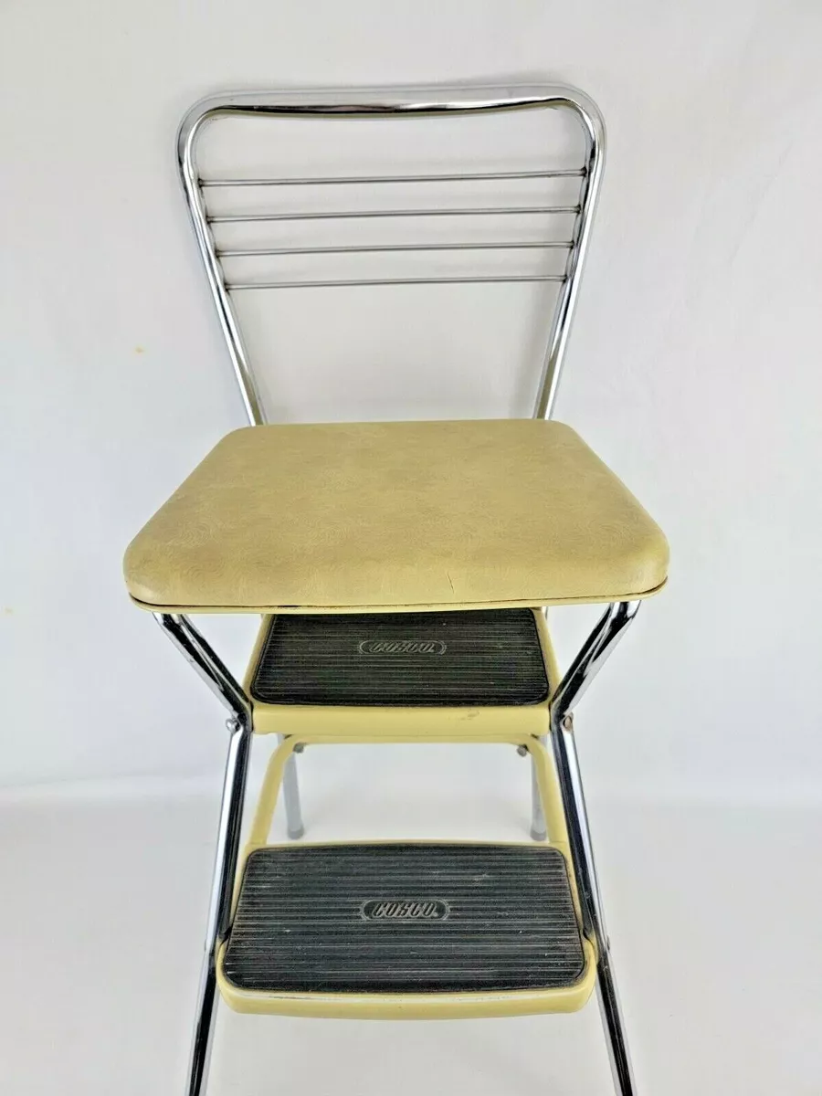 Antique kitchen step stool sales