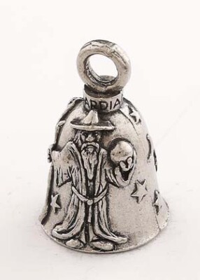 Wizard GUARDIAN BELL w/ 2 Legend Cards Good Luck & Motorcycle 