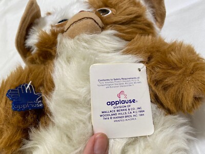 Vintage GREMLINS GIZMO Plush Doll Toy APPLAUSE 1984 Item #2392