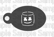 Marshmellow - Face Painting STENCIL