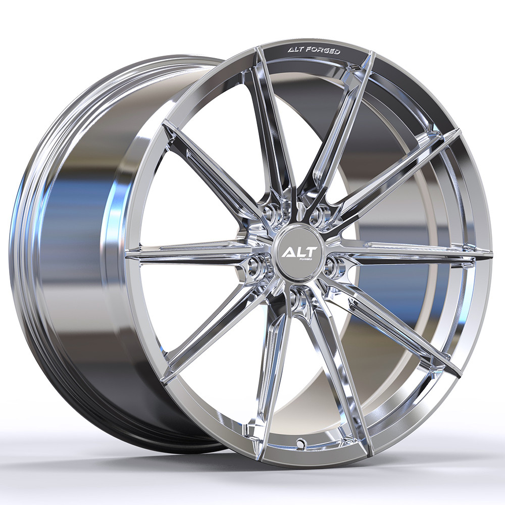 20" ALT ALT6 Forged Chrome Aluminum Wheels for Lamborghini Huracán