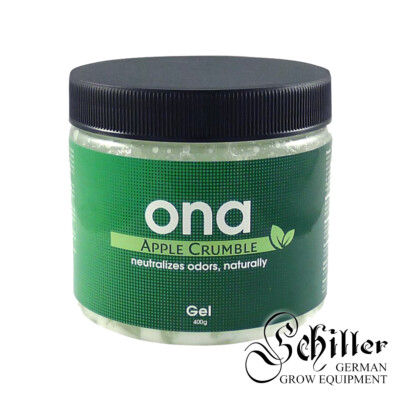 ONA - Apple Crumble - Gel 400g - Lufterfrischer - Geruchsneutralisierer - Grow