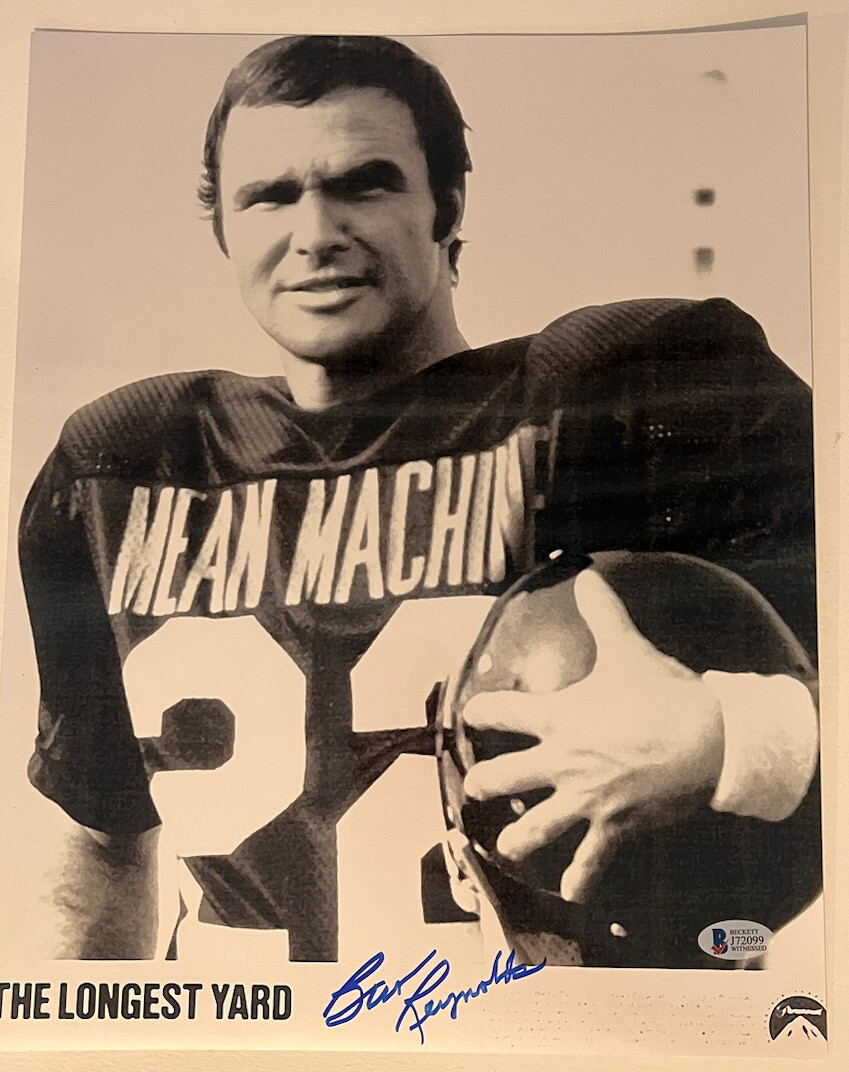 Burt Reynolds Autographed Signed THE LONGEST YARD 11X14 PHOTO BAS BECKETT 
