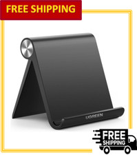 UGREEN Tablet Stand Holder Adjustable Portable  Foldable, Black