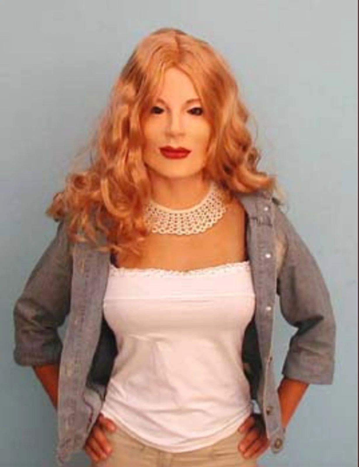 Honka Be Female Foam Latex Mask Cosplay made in America