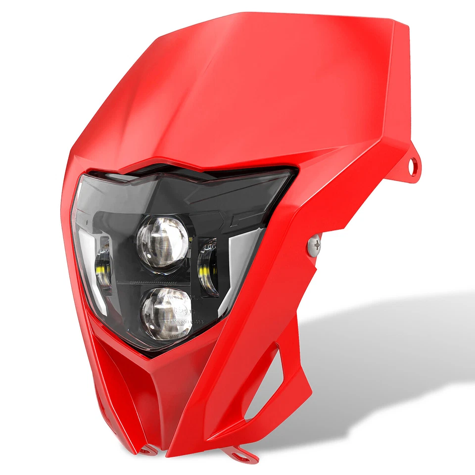 Faro LED para Honda CRF250F CRF300L CRF450F CRF450L CRF450R con carenado DRL Foto 3 de 4