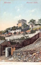 L256 Gibraltar Moorish Castle vintage postcard
