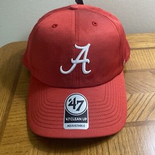 Alabama Crimson Tide Hat New 47' Brand Woahoo Performance Clean Up Strapback