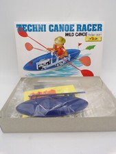 90's Aoshima Japan Wind Up Techni Canoe Racer Wild Model Canoe KIT NOS