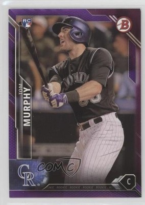2016 Bowman Rookies Purple 167/250 Tom Murphy #148 Rookie RC y8h