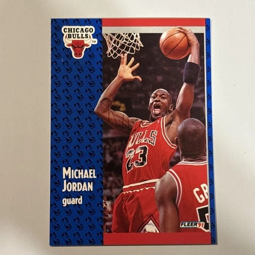 Michael Jordan 1991 Fleer Basketball Card #29 - Chicago Bulls