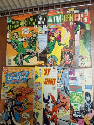 GREEN LANTERN /GREEN ARROW, Superboy-Flash Low-Grade Vintage Assorted DC COMICS