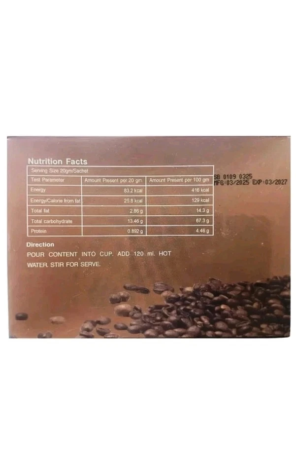 Miracle Coffee Sabah Brands 20 Sachets For Men and Women Energy Booster ORIGINAL - Image 3 of 4
