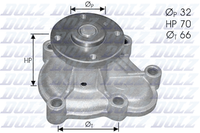 Wasserpumpe MotorküHlung Dolz O130 FüR CC S93 Opel TR S83 T85 Corsa Kadett F08