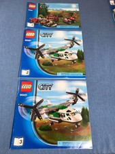Lego City 60021 Instruction Booklets Manuals Books 1 - 3
