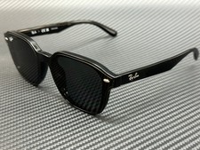 RAY BAN RB4458D 601 87 Black Dark Grey Unisex 65 mm Sunglasses