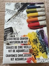 RETIRED Tim Holtz Ranger Distress Crayons in Watercolor Kit