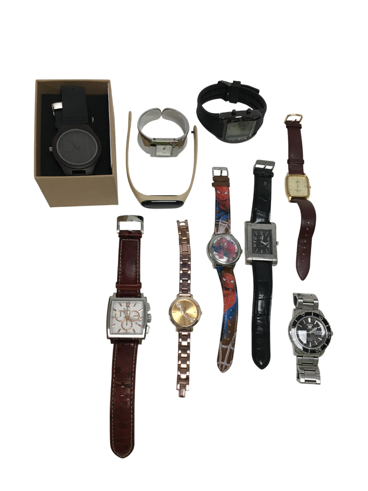 Bundle Seiko & of Spares incl More Lorus, Mixed Spiderman Sports, 10 5 Watches - VintageWatches.PK Bundle Seiko & of Spares incl More Lorus, Mixed Spiderman Sports, 10 5 Watches - vintagewatches.pk