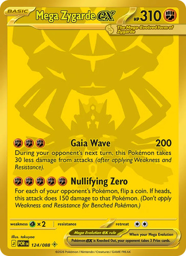 Mega Zygarde ex 124/88 – Perfect Order – Holo