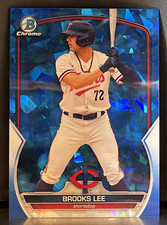 2023 Bowman Chrome Sapphire Edition BROOKS LEE base prospects #BCP-248 TWINS