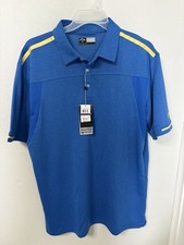 Callaway Golf Polo Shirt Opti Dri Performance Blue Athletic Shirt Mens Size XXL