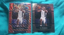 T.J. Warren 2021-22 Select Concourse International Red Wave + Base Card #6