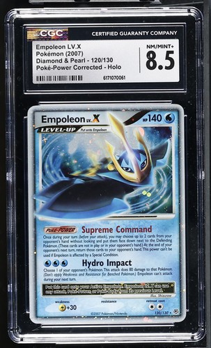 Empoleon LV.X graded CGC 8.5 for sale on eBay