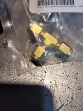 Agilent 0100-0090 Tee, 1/8 in, BRASS