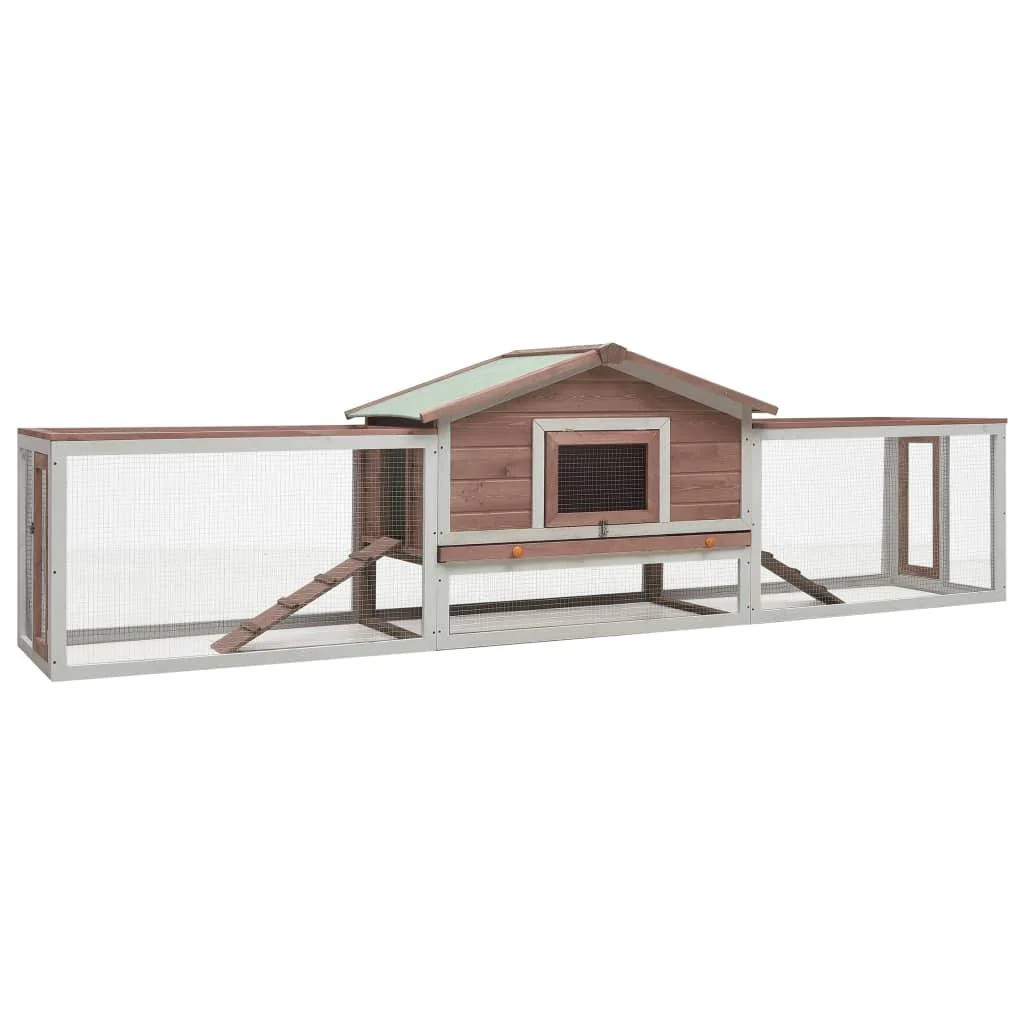 Clapier cage moka grand enclos 303 cm pour protéger les lapins