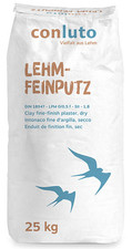 Conluto Lehm Lehm Feinputz Putz Lehmputzmörtel DIN 18947 25 kg