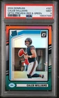 2024 Donruss #327 Caleb Williams Optic Rated Rookie Preview Red and Green PSA 9