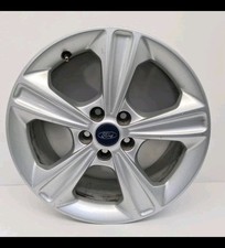 FORD KUGA MK2 2012-2020 7.5JX17 5 SPOKE ALLOY WHEEL SILVER GENUINE FORD
