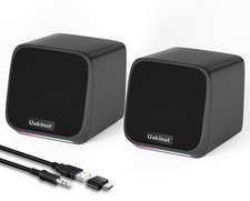 Uakinat Computer Speakers,Computer Speakers for Desktop PC,Desktop Black