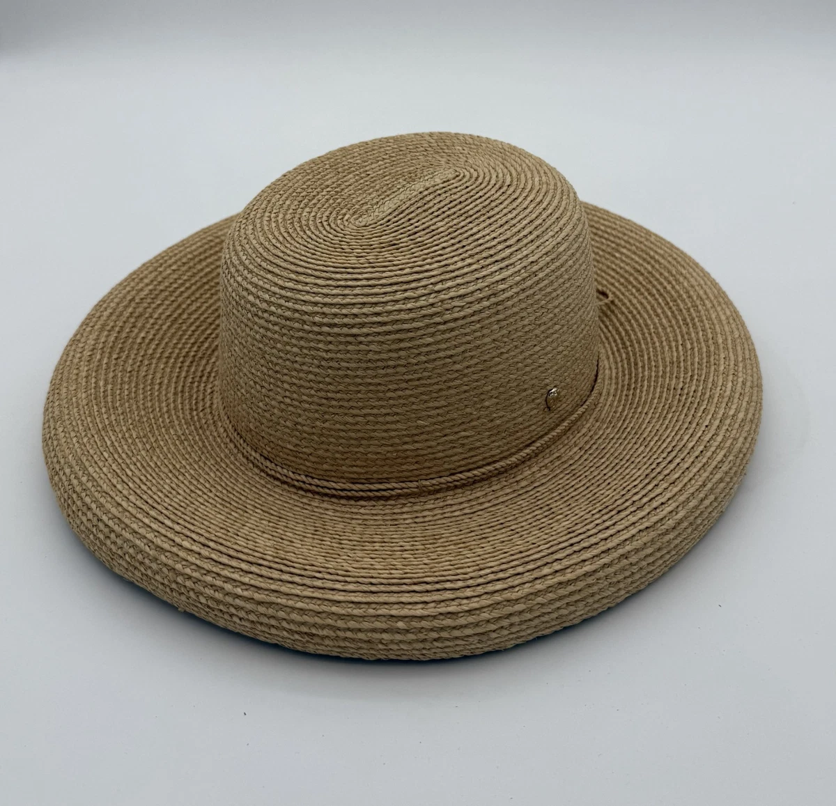 Helen Kaminski Raffia  Tan Woven  Hat - M/L tan straw raffia made in Australia Women main image 4